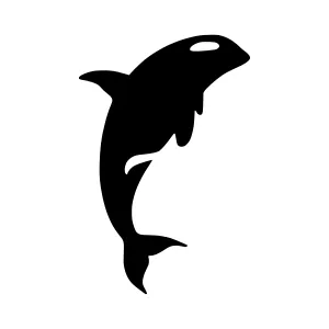 Silhouette Orca Whale Ocean Animal Graphic