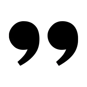 Quotation Marks - Simple Vector Icon