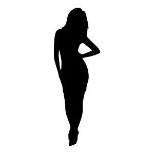 Silhouette Woman - Elegant Figure