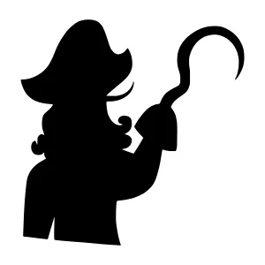 Silhouette Shepherd Crook - Vintage Style