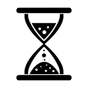 Hourglass Icon - Time Concept Vector