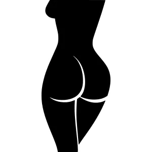 Silhouette Woman Figure - Minimalist Design