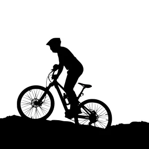 Mountain Bike Silhouette - Adventure Lifestyle