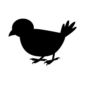 Silhouette Bird Graphic Icon