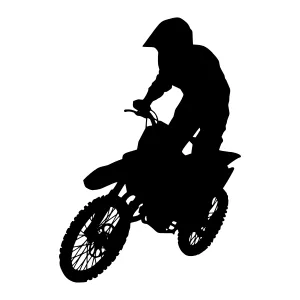 Silhouette Rider Motorcycle Offroad