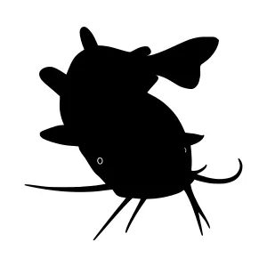 Cute Cartoon Mouse Silhouette