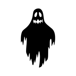 Ghost Silhouette Vector Illustration