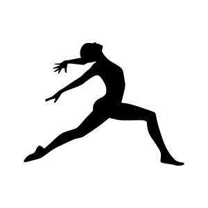 Silhouette Dancer - Dynamic Pose