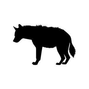 Wolf Silhouette Vector Graphic