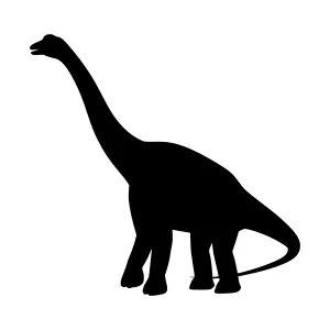Dinosaur Silhouette Vector Illustration