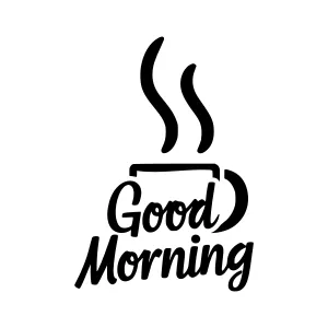 Good Morning Coffee Illustration