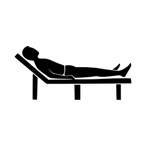 Relaxing Lounge Chair Silhouette