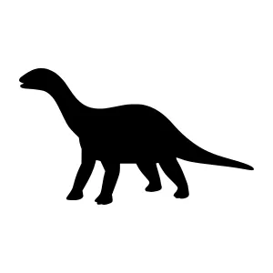 Dinosaur Silhouette Vector Illustration