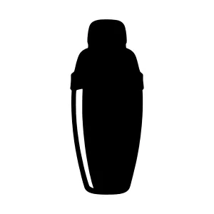 Silhouette Cocktail Shaker Icon