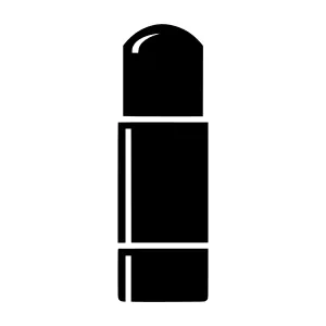 Spray Bottle Icon - Minimalist Black Silhouette