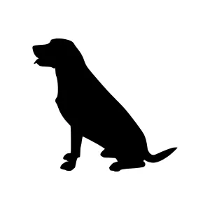 Beagle Silhouette Vector Illustration