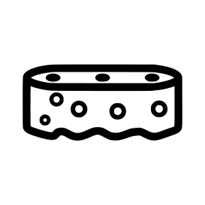 Swimming Pool Icon - Line Art