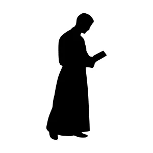 Silhouette Reading - Religious Figure