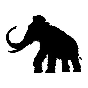 Silhouette Mammoth - Vintage Style