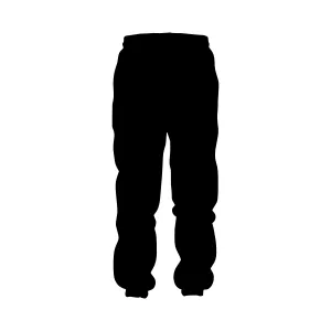 Black Legging Silhouette - Minimalist Design
