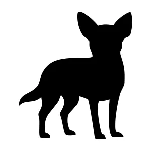 Chihuahua Silhouette Vector Illustration