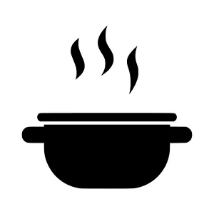 Pot Icon - Simple Cooking Vector