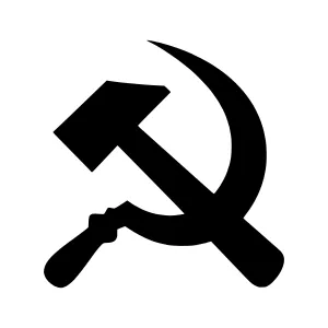 Hammer and Sickle Symbol - Vector Icon