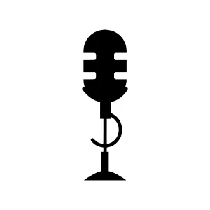 Microphone Icon - Minimalist Design