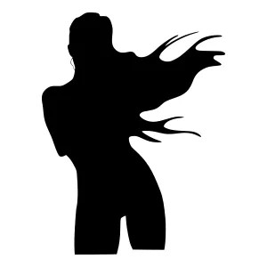 Silhouette Dancer - Dynamic Pose