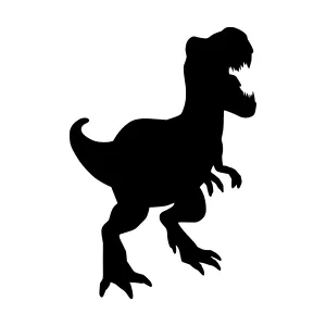 T-Rex Silhouette Vector Illustration