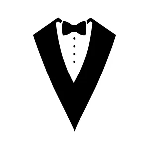 Black Tuxedo Silhouette