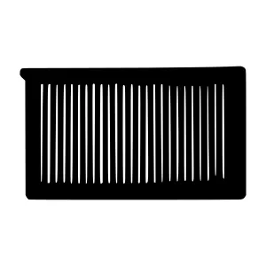 Black & White Grid Pattern Vector Icon