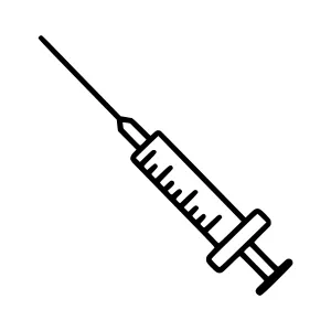 Syringe Icon - Medical Illustration