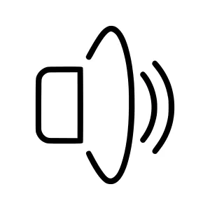 Sound Icon - Minimalist Audio Symbol