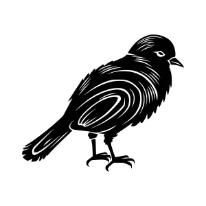 Silhouette Bird Graphic Vector Illustration