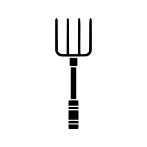 Gardening Trowel Icon - Simple Outline