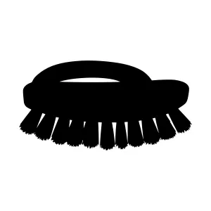 Black Brush Silhouette - Vector Illustration