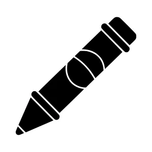 Black Marker Icon - Vector Illustration