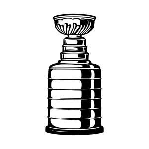 Stanley Cup Trophy Vector Illustration