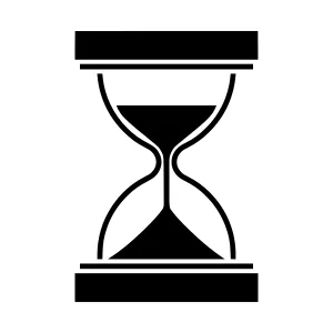 Hourglass Icon - Time Concept Vector