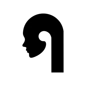 Minimalist Woman Silhouette Icon