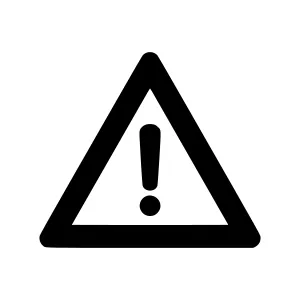 Warning Triangle Icon - Danger Symbol