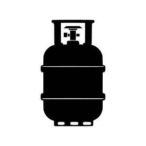Gas Cylinder Icon - Vector Illustration