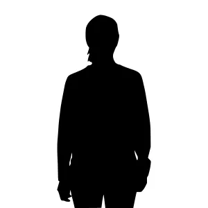 Silhouette Man - Minimalist Black Figure