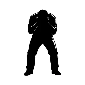 Silhouette Man - Isolated Figure