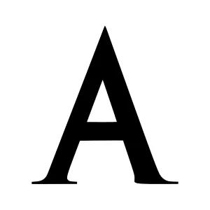 Bold Letter A - Minimalist Graphic Design