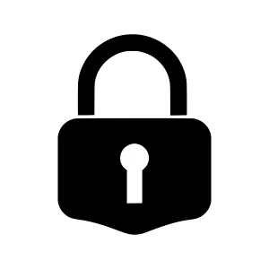 Lock Icon - Simple Security Vector
