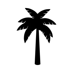 Palm Tree Silhouette Icon