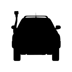 Car Silhouette Vector Graphic