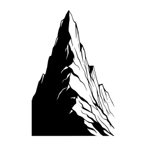 Mountain Silhouette Vector Illustration